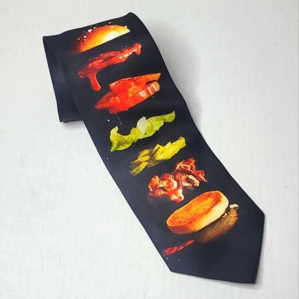 THREE ROOKER Men's Necktie